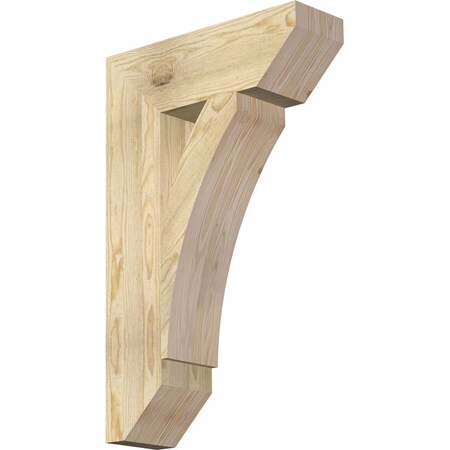 Thorton Slat Rough Sawn Bracket, Douglas Fir, 6"W x 20"D x 32"H